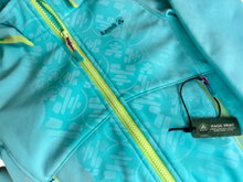Kamik Softshell Jacket Faye (water-repellent, reflective) azure blue girls